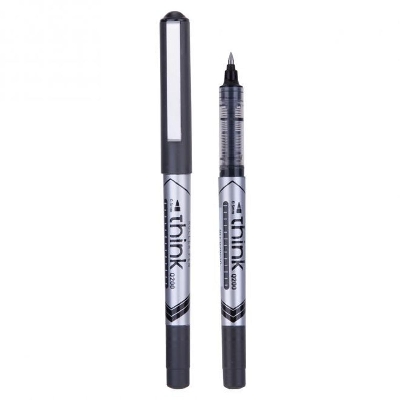 Picture of Deli EQ20020 Think Roller Pen Black | Pack of 12 Pcs | 01 Pcs