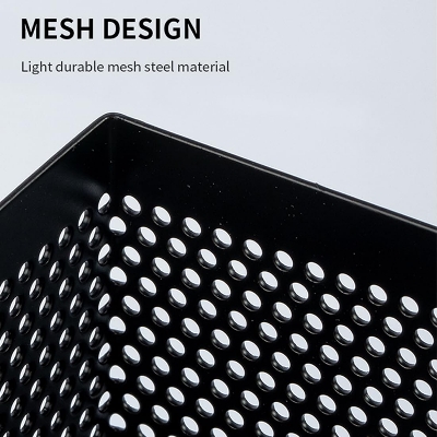 Picture of Deli E908 & E909 Mesh Pen Holder Round & Square shape | High Quality Mesh Steel Material