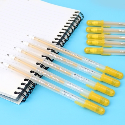 Picture of White / Gold / Silver Gel Ink Pens Bright White Pen Highlight Markers Color Highlighting
