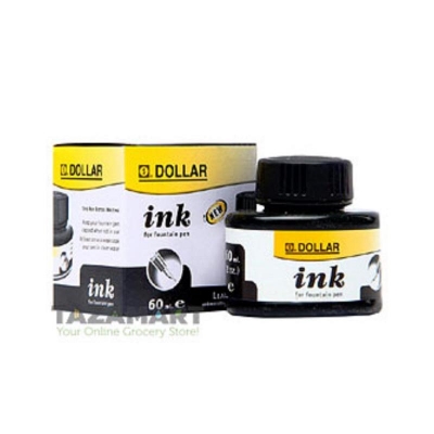 Picture of Fountain Pen ink bottled 60ML Dollar Fountain Pen Ink - Black Color