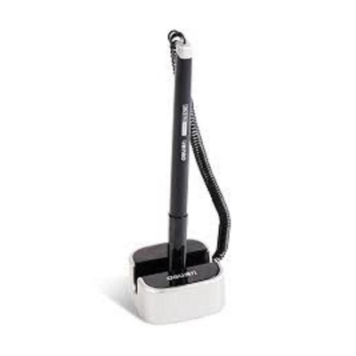 Picture of Deli Desk Stand Spring Bullet Gel Pen 0.7mm for Bank, Office, School & Personal Desk use