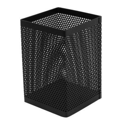 Picture of Square Metal Pen Holder - Black