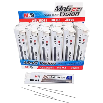 Picture of M&G Mechanical Clutch Pencil Lead Refills (HB 0.5 mm) - 1 Pcs