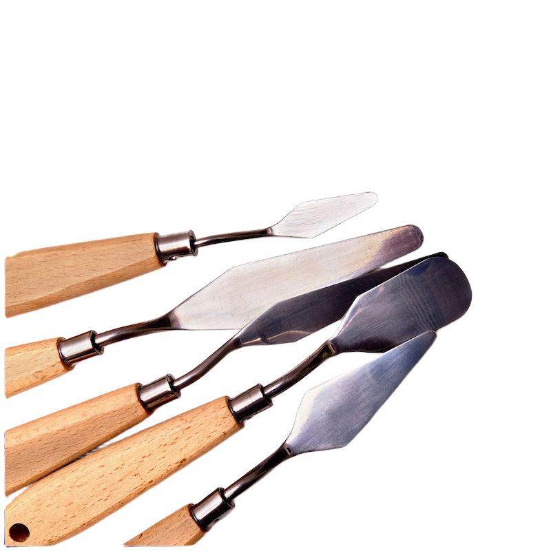 Picture of Keep Smiling Palette Spatula Pack of 5 Pcs