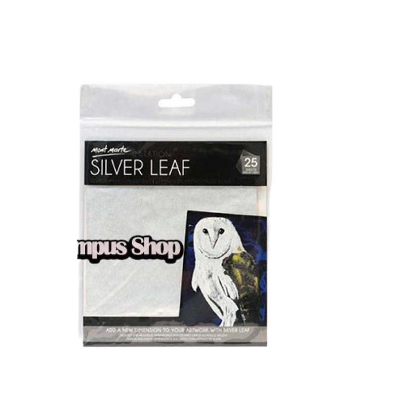 Picture of Mont Marte Imitation Gold & Silver Leaf 14x14cm 25 Sheet