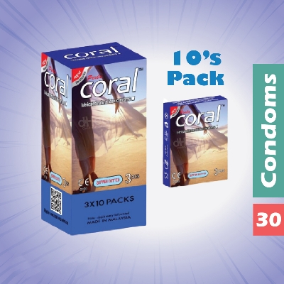 Picture of Coral Supper Dotted Full Box / 10's Pack (30 Pcs)