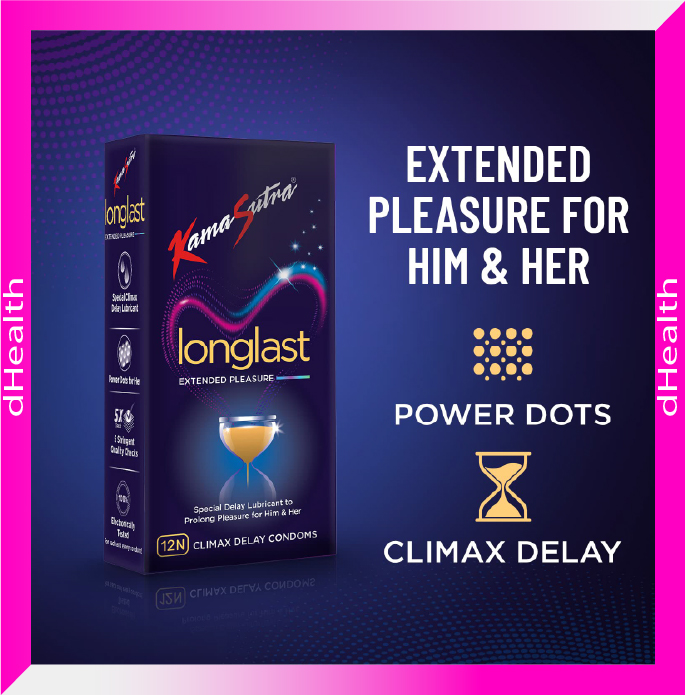 Picture of Kamasutra Longlast Extended Pleasure with Dotted (Climax Delay Condoms) Full Box 12x3=36 pcs Pack