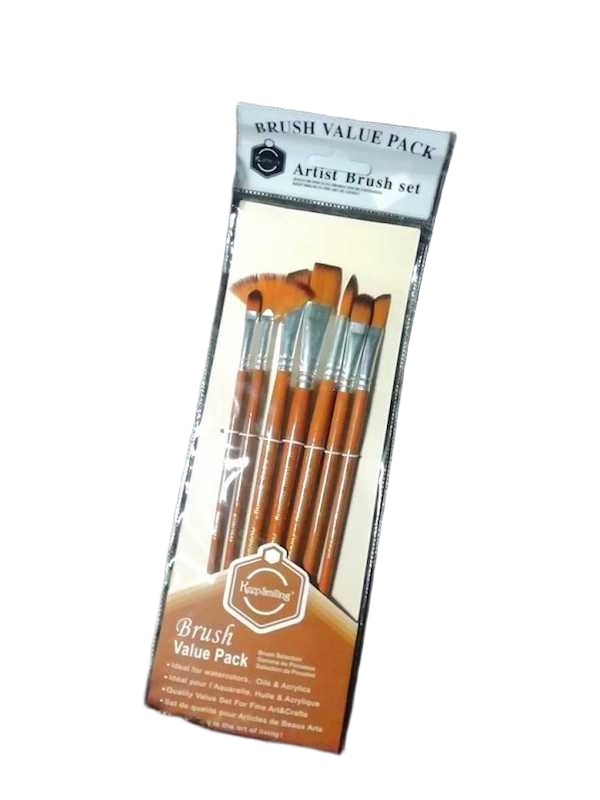 Picture of Keep Smiling Artist Brush Set 7pcs A0605M Mixed Set