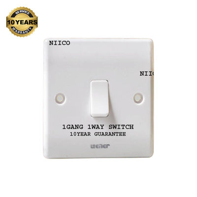Picture of Switch Wener  1Gang 1Way Switch-(10 Years Repless Warranty)