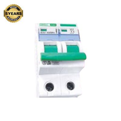 Picture of P-TECH Circuit Breaker   MCB-Double Pole 10Amp(5 years Warranty)