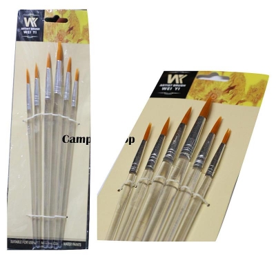 Picture of Round  ARTIST BRUSH, SET OF  6 Pcs .