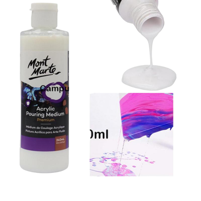Picture of Mont Marte Premium Acrylic Pouring Medium 240ml