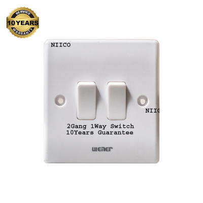 Picture of Winer Switch 2Gang 1Way Switch-10 Years Warranty