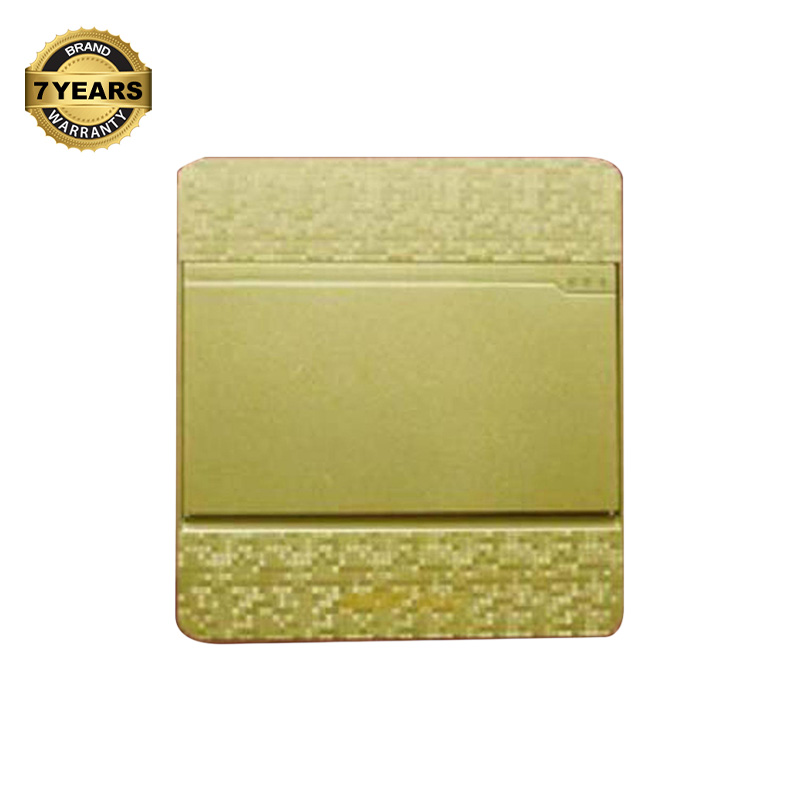Picture of Exclusive  Winer Gold Switch 1Gang 1Way Switch-(7 Years Repless Warranty)