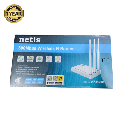Picture of Netis 300MBPS WIRELESS N ROUTER 3 ANTENNA WITH MODEL- WF2409E  -(1 YEAR WARRTY)