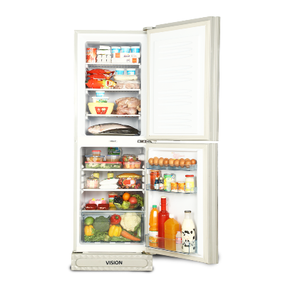 Picture of ViGO Refrigerator RE-262 L Blue Side Flower Top Mount