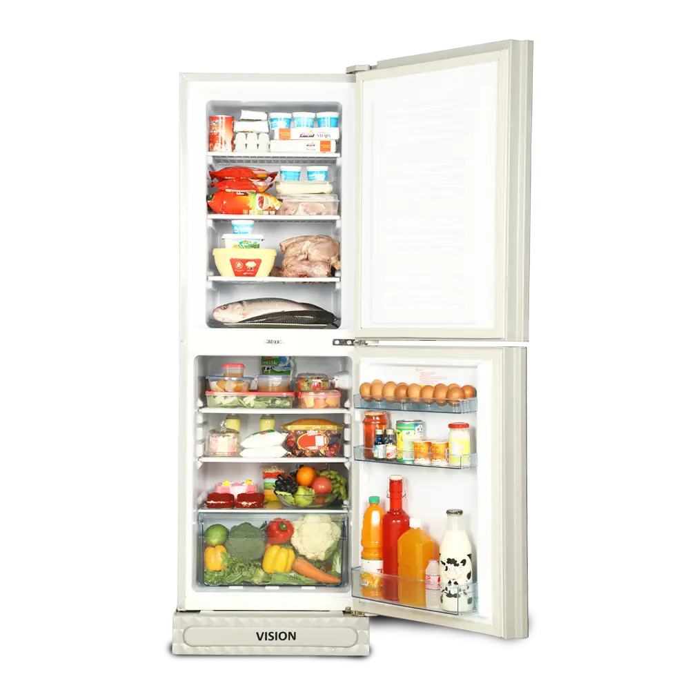 Picture of VISION Glass Door Top Mount Refrigerator RE-262 Litre Mirror Iris 