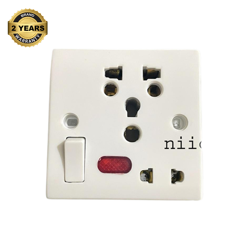 Picture of Niico 15 Ampere Heavy Duty Multi AC Socket= (2 Years Repless Warranty)