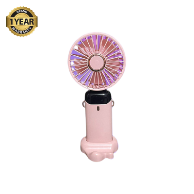 Picture of Mini USB Lithium battery Heavy Duty Rechargeable Portable Handheld cooling Fan With Disply System - 5 year life Time=Model-N15-003(1 Year warranty )
