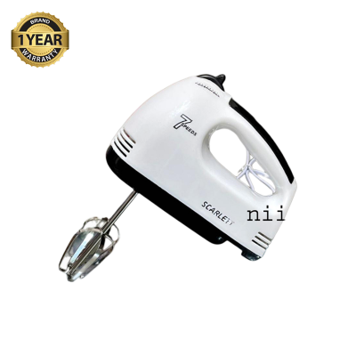Picture of Scarlett  Super Hand Mixer & Electric Egg Bitter in White Is Versatile and Efficient Electric Bitter Effortless and Convenient-(1 Year Warranty )