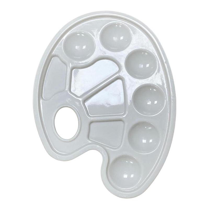 Picture of Oval Plastic Color Mixing Palette 1ps