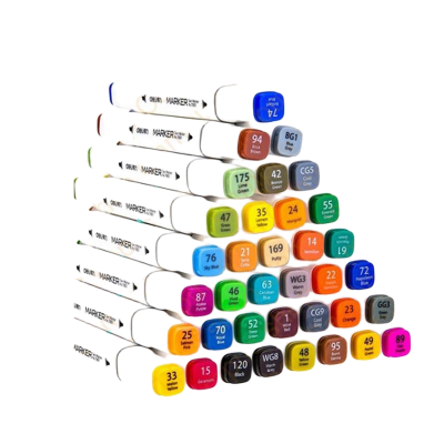 Picture of 36,48 Pcs Instant Dry Dual Tip Art Markers