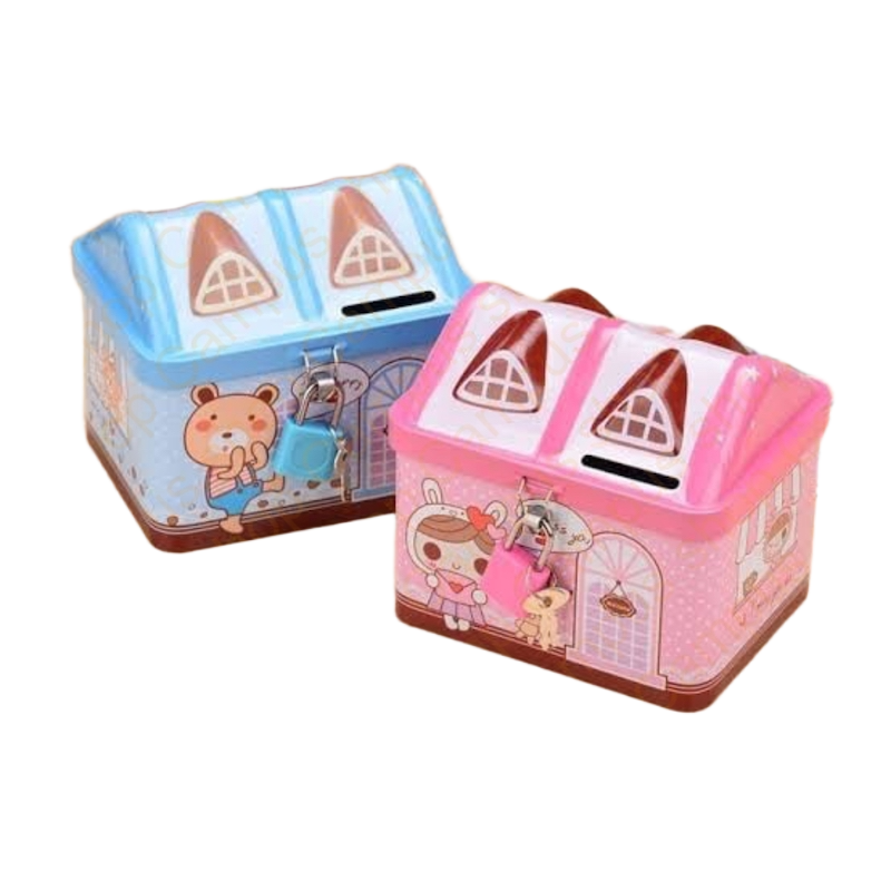 Picture of Coin Box for kids Blue and Pink colour