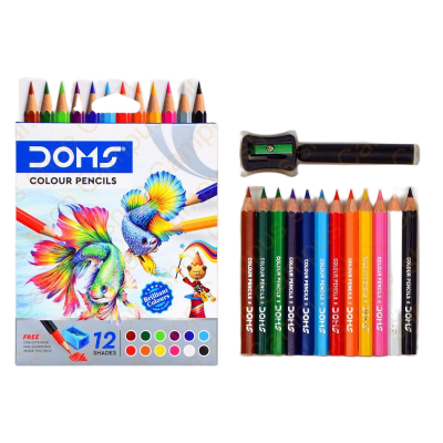 Picture of Doms  Colour Pencil 12 mini, 12 big, 24 big
