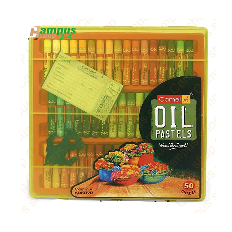 Picture of Camel Oil Pastel with FREE Scraping Tool - 50 Shades