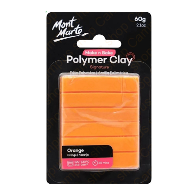 Picture of Mont Marte Make N Bake Polymer Clay 60g -Orange
