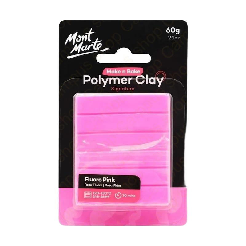Picture of Mont Marte Make N Bake Polymer Clay 60g - Fluoro Pink