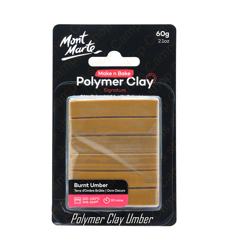 Picture of Mont Marte Make N Bake Polymer Clay 60g -Umber