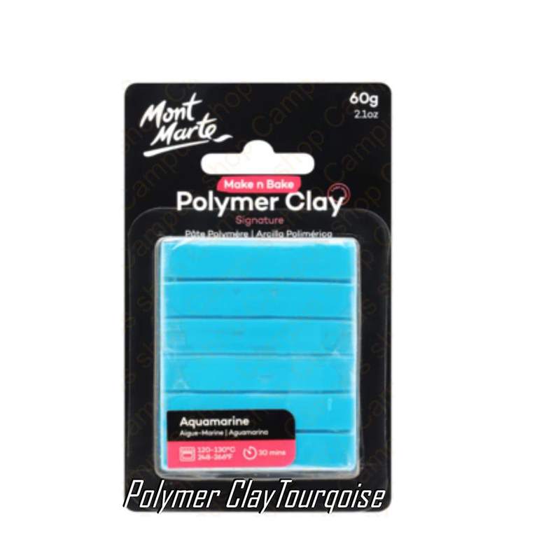 Picture of Mont Marte Make N Bake Polymer Clay 60g -Turqoise