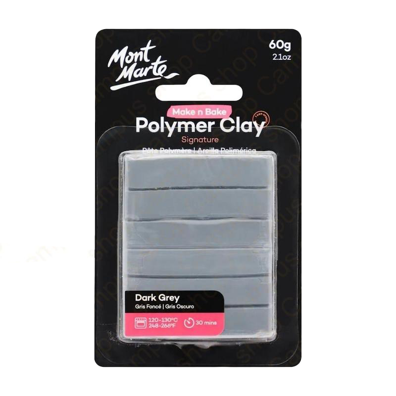 Picture of Mont Marte Make N Bake Polymer Clay 60g - Dark Grey