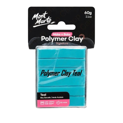 Picture of Mont Marte Make N Bake Polymer Clay 60g -Teal