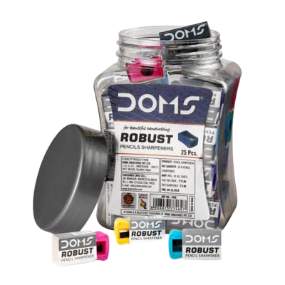 Picture of Doms Pencil Sharpner 10pcs Robust