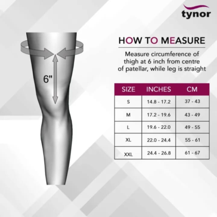Picture of Tynor Knee Wrap Hinged (Neo) J-15 Compression, Support, Pain Relief