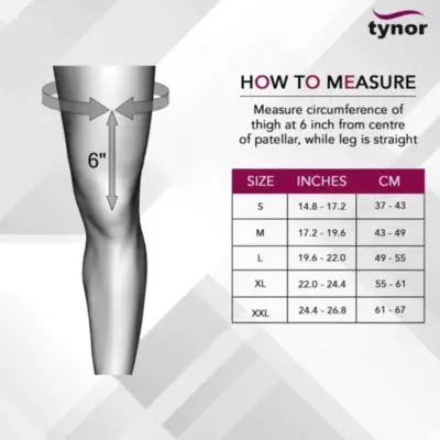 Picture of Tynor Knee Wrap Hinged (Neo) J-15 Compression, Support, Pain Relief