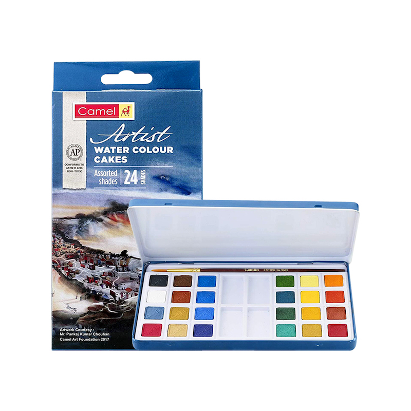 Picture of Camel Artist water color cake - Pack of 24 Shade