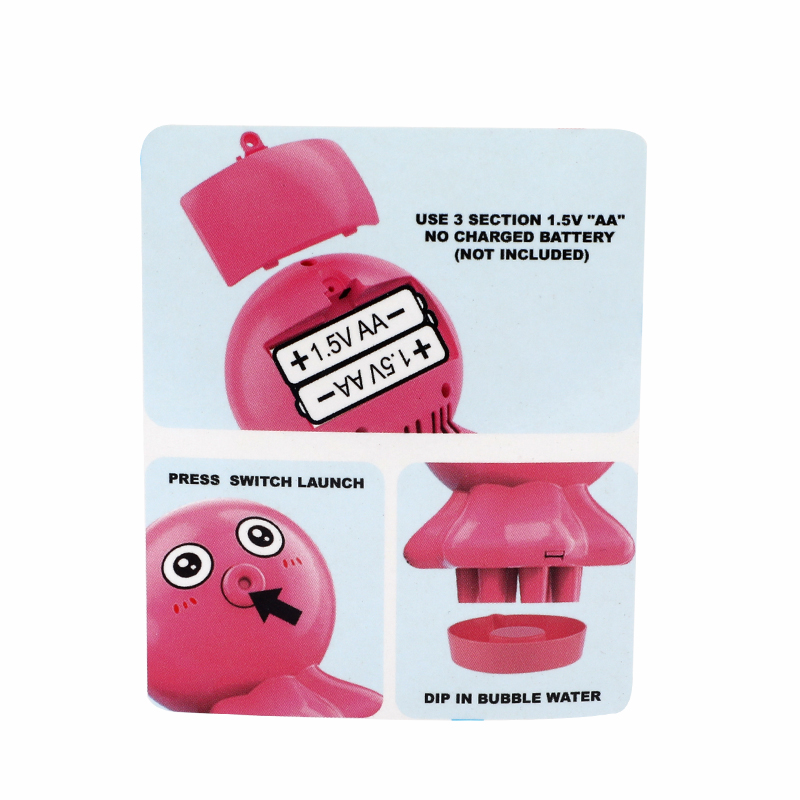 Picture of The Octopus Bubble Blower | Battery-Operated Bubble Machine Toy | Unique Sea Creature Design | Ideal for Endless Bubble Fun- 1 piece