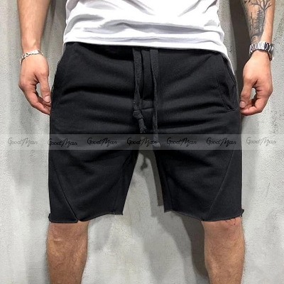 Picture of Fashionable and Trendy Black Color Cotton Short Pant for Men