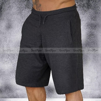 Picture of Charcoal Color Cotton Short Pant For Men