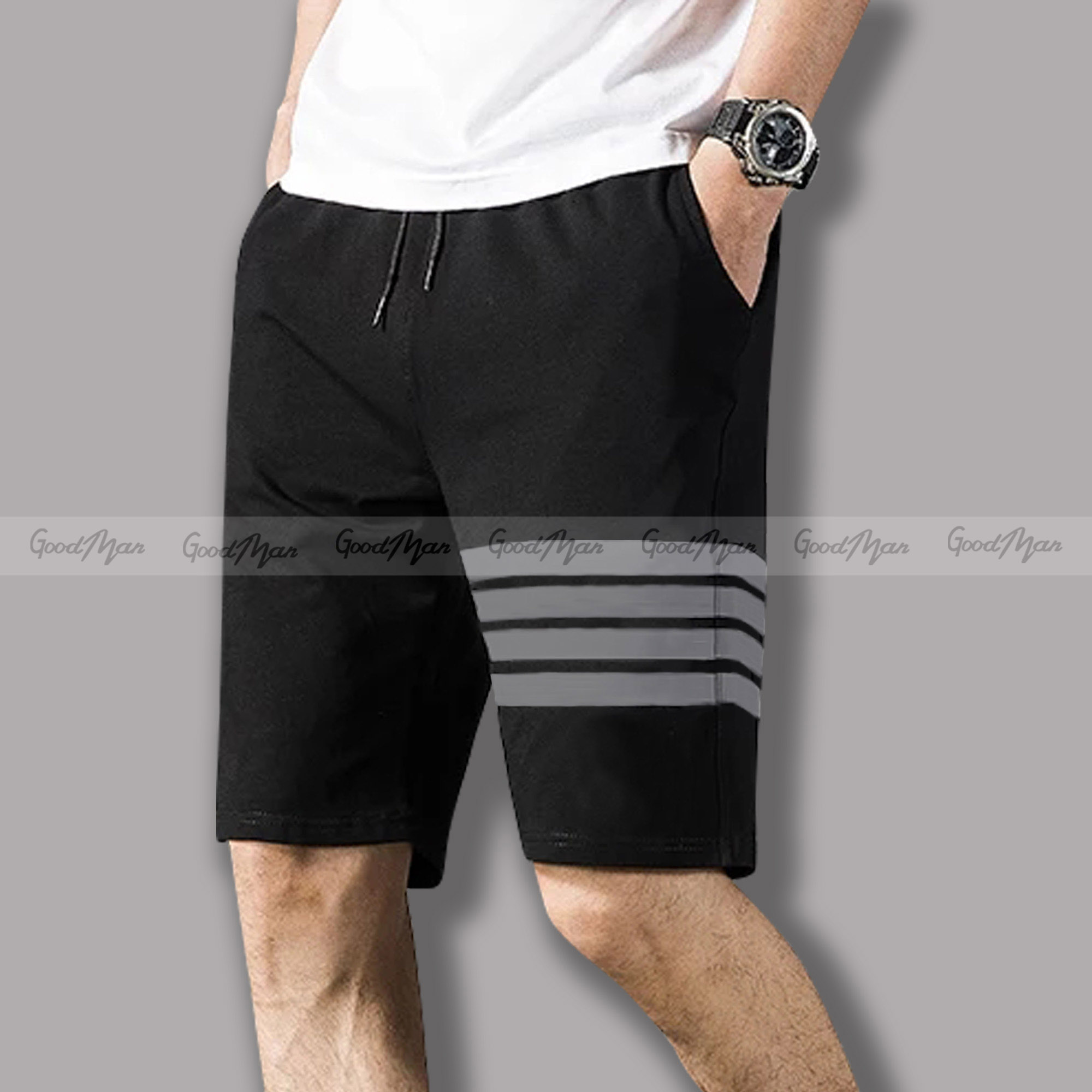 Picture of Black Color Trendy Short Pant for Men