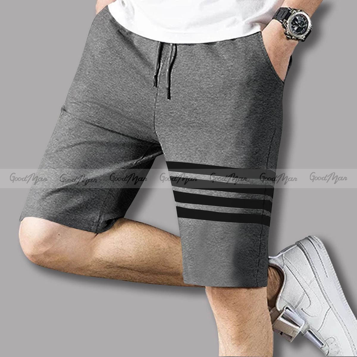 Picture of Dark Gray Color Trendy Short Pant For Men