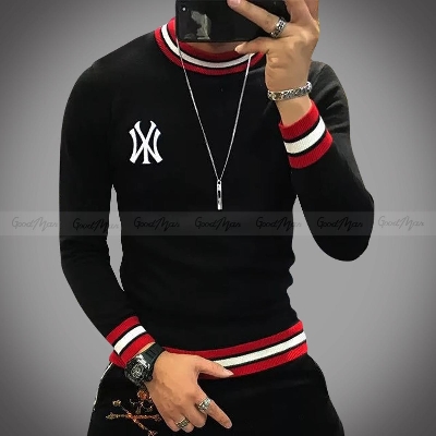 Picture of Premium Quality Black Color Cotton Full Sleeve Sweater for Men - Sweater For Men