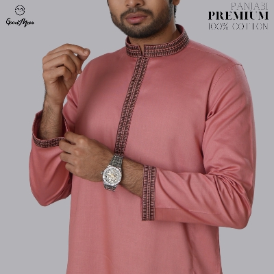 Picture of GoodMan Premium Quality Misti Color Semi Long Panjabi for Men.