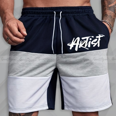 Picture of Premium Quality Navy Blue Color Cotton Short Pant for Men.