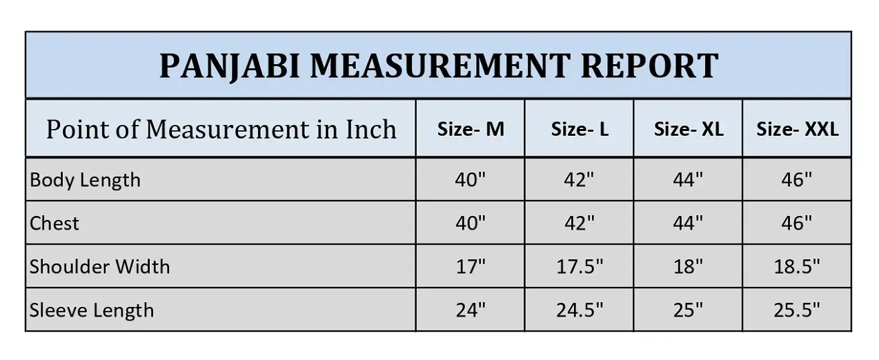 Picture of GoodMan Premium Quality Dark Ash Color Semi Long Panjabi for Men.