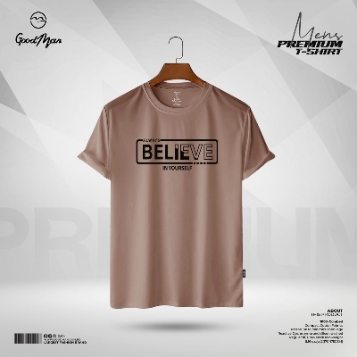 Picture of GoodMan Premium Quality Piaz Color Cotton Short Sleeve T Shirt for Men.