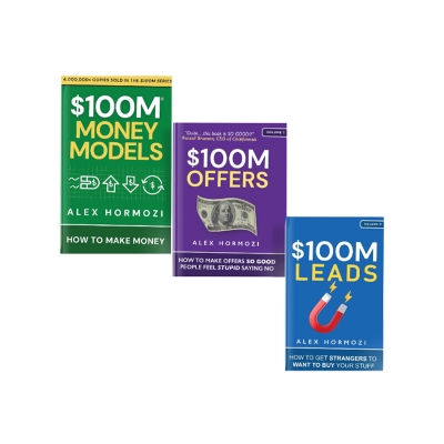 Picture of Alex Hormozi's Best  3 Books Set ($100M Money Models -$100M Leads & $100M Offers)